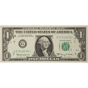 1963A $1 Federal Reserve Star Note, Chicago Main Image