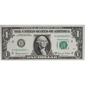 1963A $1 Federal Reserve Star Note, St. Louis Main Image