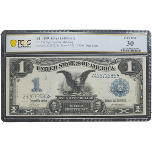 1899 $1 Silver Certificate Main Image