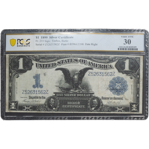 Series 1899 $1 Silver Certificate, Black Eagle Main Image