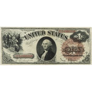 1880 $1 Legal Tender Note Main Image