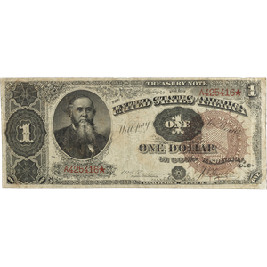 Series 1890 $1 Treasury Note, Large Size Main Image