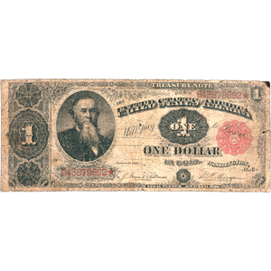 1891 $1 Treasury Note Main Image