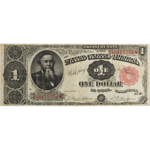 1891 $1 Treasury Note, Large Size Main Image