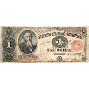 1891 $1 Treasury Note, Good/Very Good Main Image