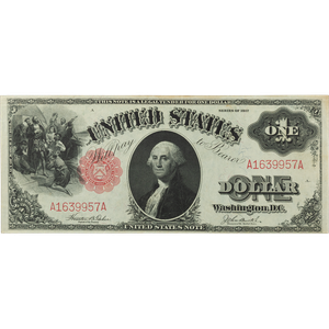 1917 $1 Legal Tender Note Lg Sz     CHAU Main Image