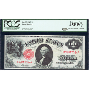 1917 $1 Legal Tender Note Main Image