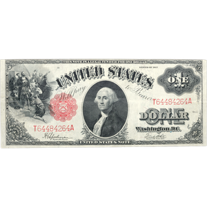 1917 $1 Large Size Legal Tender Note F Main Image