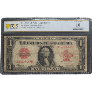 1923 $1 Legal Tender Note Main Image