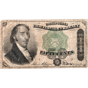 1862-1876 50¢ Fractional Currency Main Image