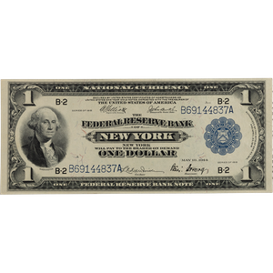 Series 1918 $1 Federal Reserve Bank Note Main Image