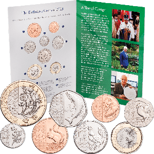2023 Great Britain King Charles III Definitives Coin Set Main Image