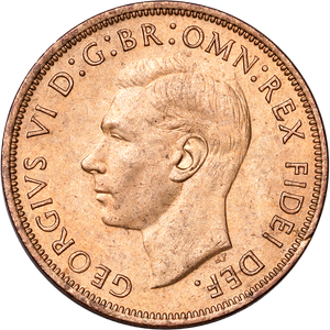 1949 Great Britain Bronze Penny Main Image