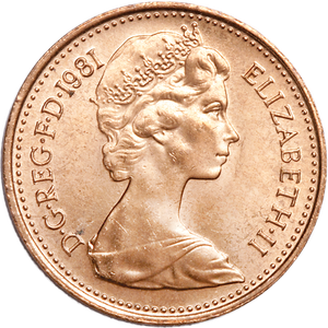 1971-1981 Great Britain Bronze 1/2 New Penny Main Image
