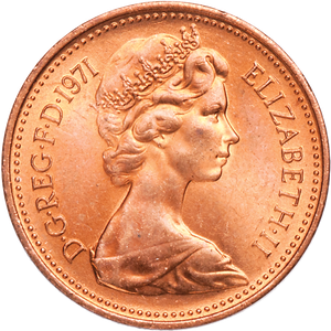 1971 Great Britain Bronze Penny Main Image