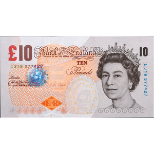 2015 Great Britain 10£ Darwin Note Main Image