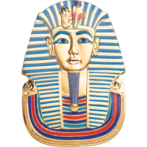 2022 Ghana Gold-Plated King Tutankhamun 2 Cedis Main Image