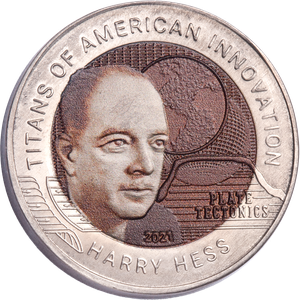 2021 Ghana Titanium 2 Cedis Titans of American Innovation - Harry Hess Main Image