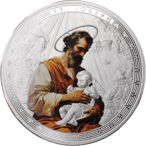 2025 Ghana 1 oz. Silver 5 Cedis Patron Saints: Saint Joseph Main Image
