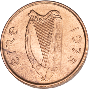 1975 Ireland Brz 1/2 Penny   UNC Main Image