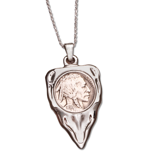 Buffalo Nickel Arrowhead Necklace Main Image