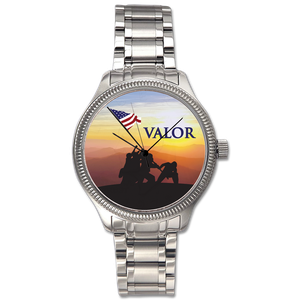 Colorized WWII Valor Eisenhower Dollar Watch Main Image