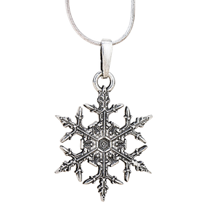 2023 Pewter Snowflake Necklace Main Image