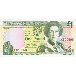 1993 States of Jersey 1 Pound, P#20, Uncirculated Main Image