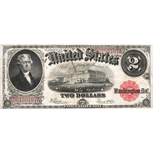 1917 $2 Legal Tender Note Main Image