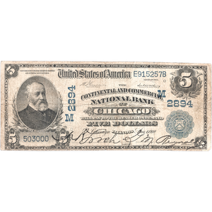 1902 $5 National Bank Note Main Image