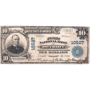 1902 $10 National Bank Note Main Image