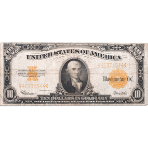 Series 1907-1922 $10 Gold Certificate Main Image