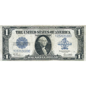 1923 Large-Size $1 Silver Certificate Main Image
