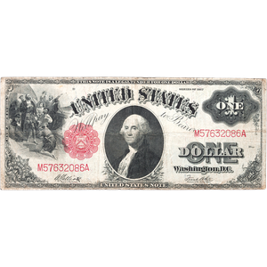 Series 1917 $1 Large-Size Legal Tender Note F Main Image