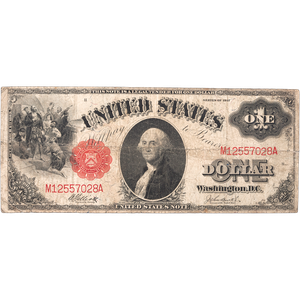 1917 $1 Legal Tender Note Main Image