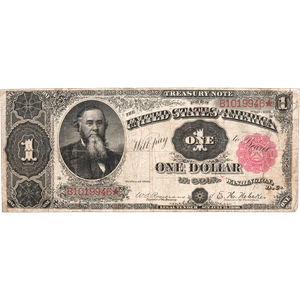 1891 $1 Treasury Note Main Image