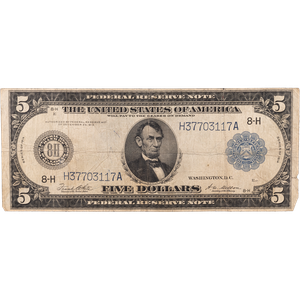 Series 1914 $5 Federal Reserve Note