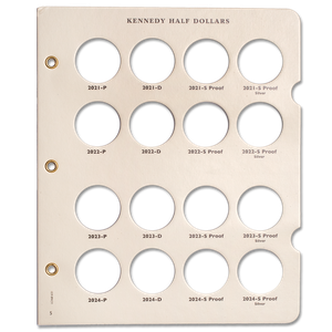 2021-2024 Kennedy Half Dollars Update Page Main Image