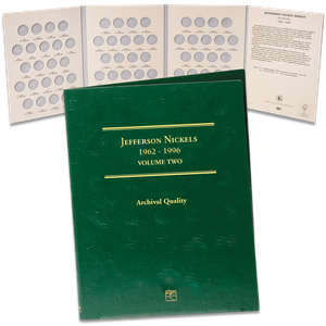 1962-1996 Jefferson Nickel Folder Main Image
