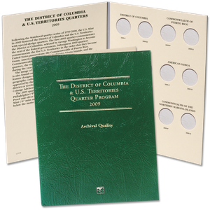 2009 District of Columbia & U.S. Territories Quarter Folder Main Image