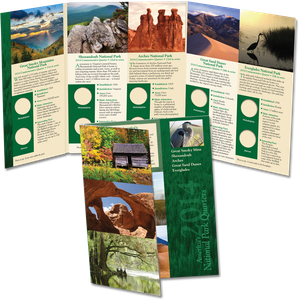 2014 America's National Park Quarter Series Colorful Folder Main Image