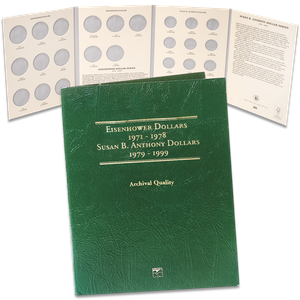1971-1999 Susan B. Anthony & Eisenhower Dollars Folder Main Image