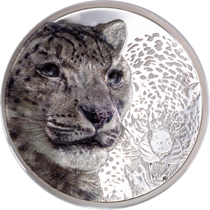 2024 Mongolia 1 oz. Silver 500 Togrog Snow Leopard Main Image