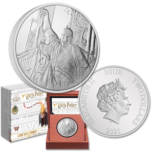2021 Niue 1 oz. Silver $2 Voldemort Main Image