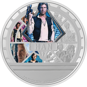 2023 Niue 3 oz. Silver $10 Han Solo Main Image