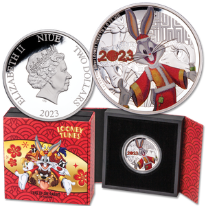 2023 Niue Silver Year of the Rabbit - Bugs Bunny Main Image