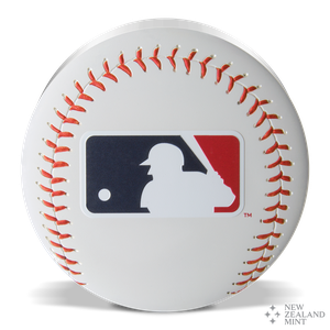 2024 Niue 1 oz. Silver $2 MLB Logo Baseball Main Image