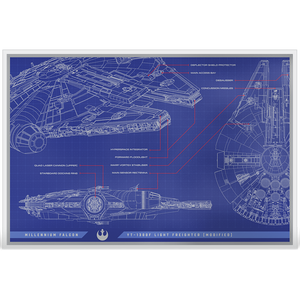 2025 Niue 1 oz. Silver Star Wars Millennium Falcon Main Image