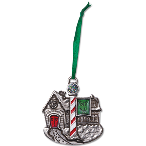 2022 Santa's Workshop Pewter Ornament Main Image