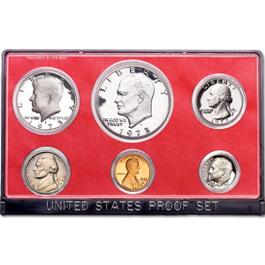 1973 U.S. Mint Proof Set Main Image